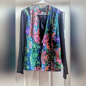 Forever 21 Vibrant Floral Jacket